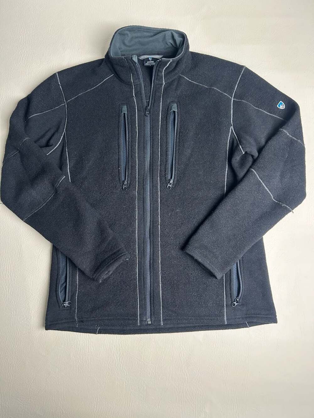 Kühl Men's Interceptr Full Zip Fleece Jacket Black